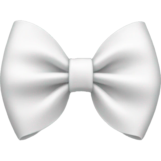 White bow emoji