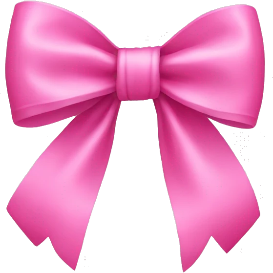 Pink bow emoji