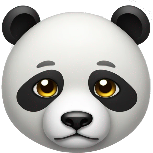 Sad panda  emoji