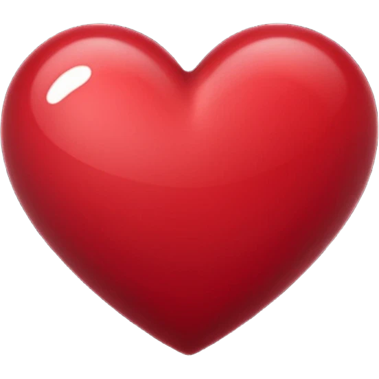 Burgundy red heart emoji