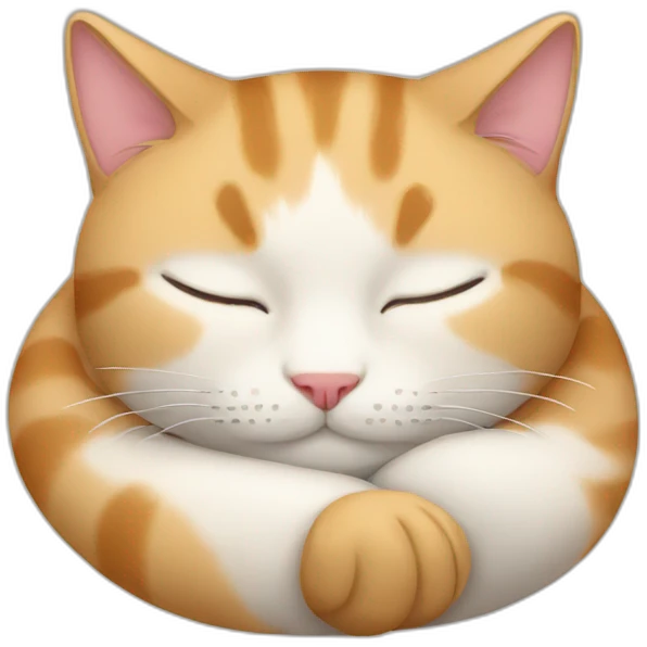 sleeping cat emoji