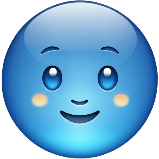 Create a blue tick  emoji