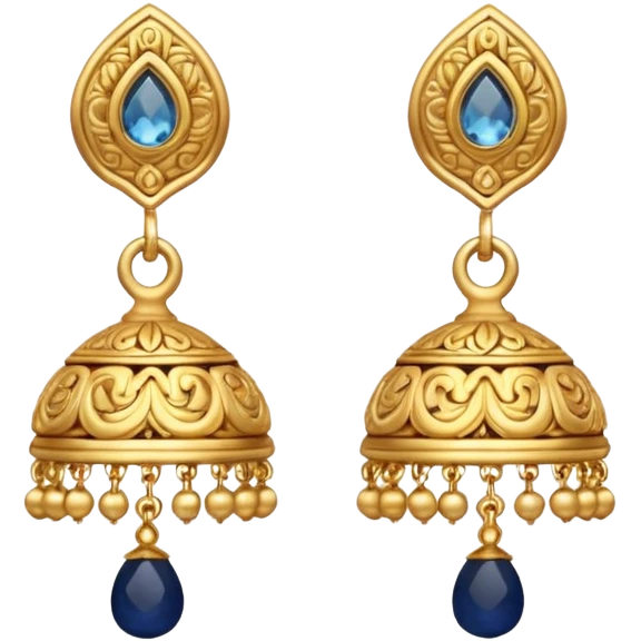 White little Jhumka emoji emoji