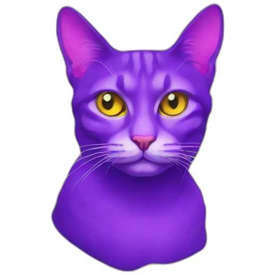 Psychedelic Cat emoji