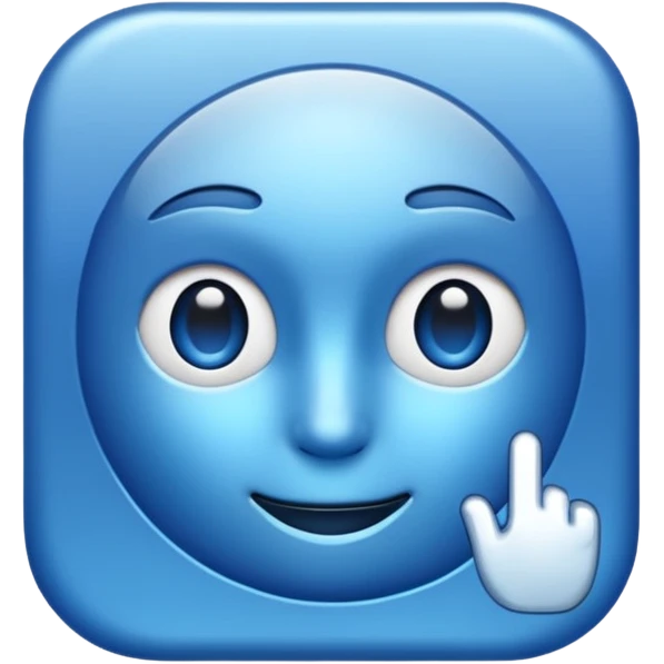Verificación azul emoji