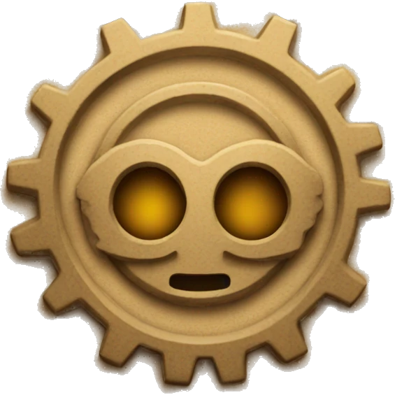 sand in gears emoji