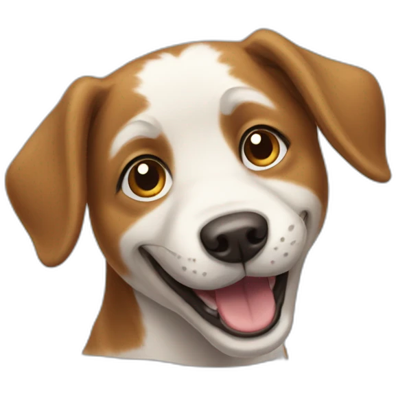 Happy dog emoji