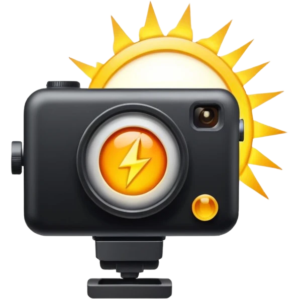 camera flash emoji