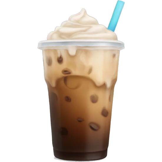 Iced coffee emoji