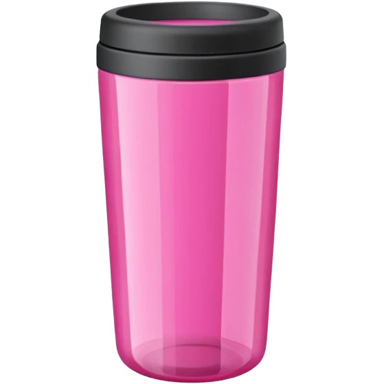 pink tumbler emoji
