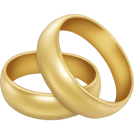 wedding rings emoji