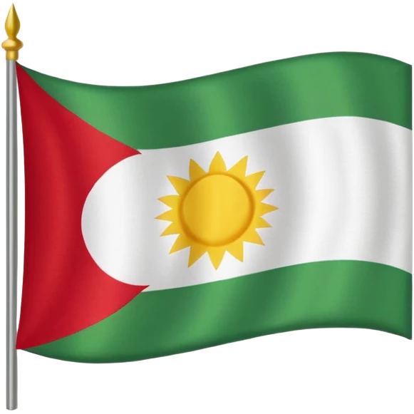 KURDİSTAN FLAG emoji