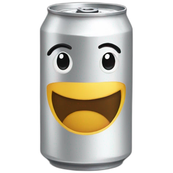 Cara beer can emoji