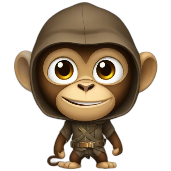 Assassin monkey emoji