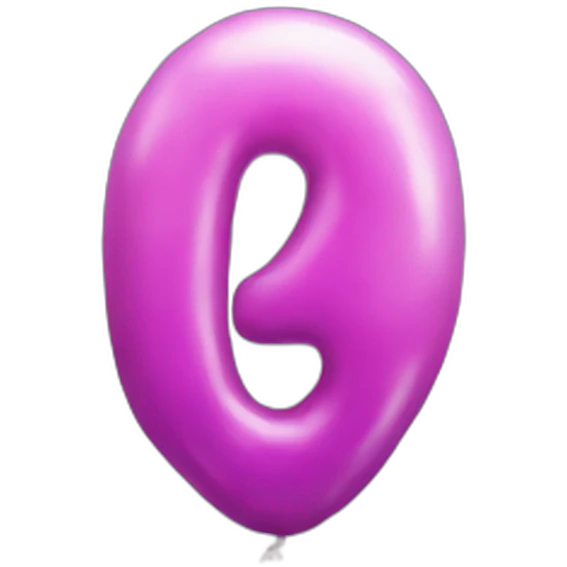 balloon number four emoji