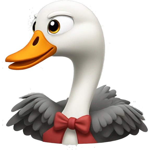 Silly geese emoji