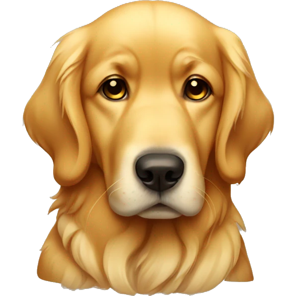 sad golden retriever emoji