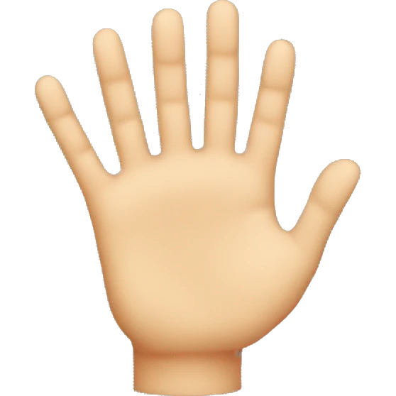 Hand emoji
