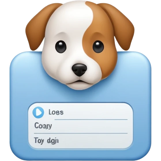 Dog Information Form emoji