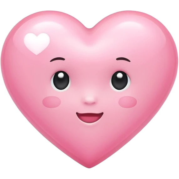 baby pink heart emoji