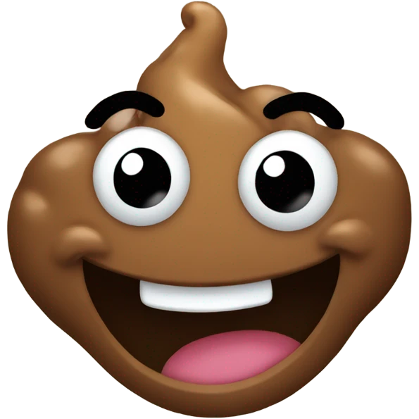 Poop smiling emoji