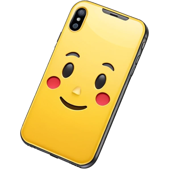 Yellow iPhone  emoji