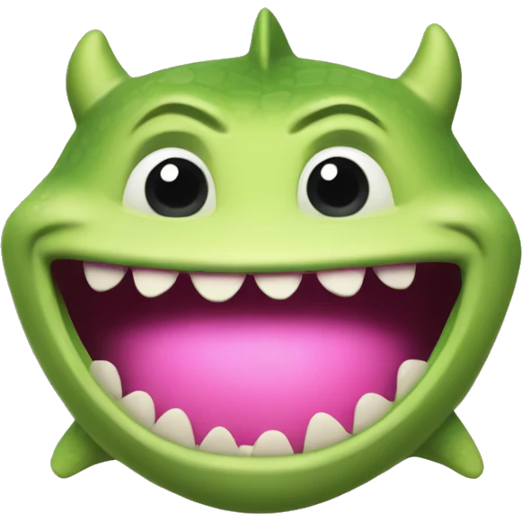 sherk with pink emoji