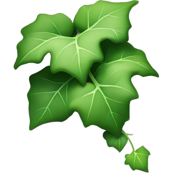 Ivy growing over stone  emoji