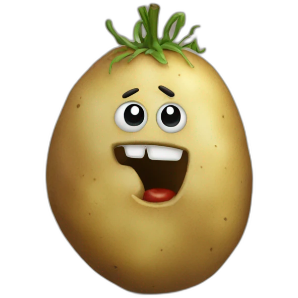 Demoniac potato emoji