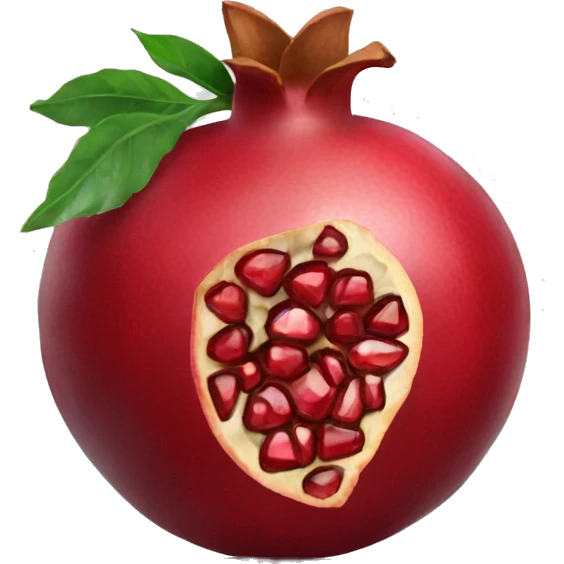 pomegranate with urls emoji