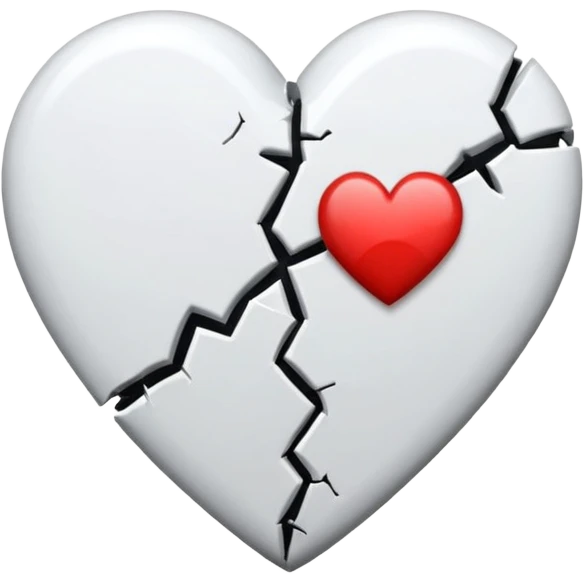 Black broken heart emoji