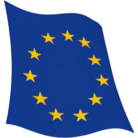 the flag of the European Union emoji
