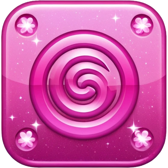 glitter pink simbolo Douyin emoji