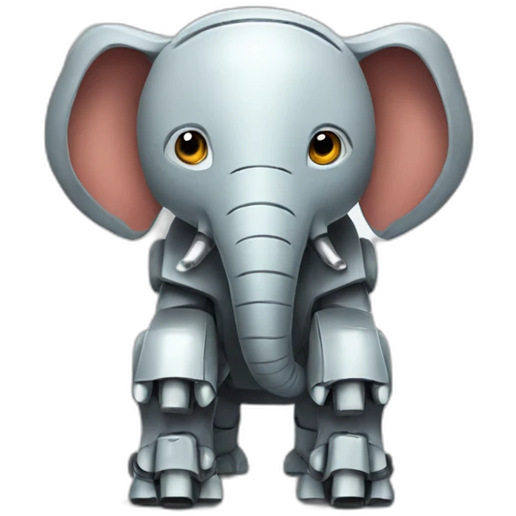 elephant robot emoji