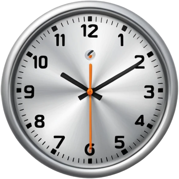 speeding clock emoji