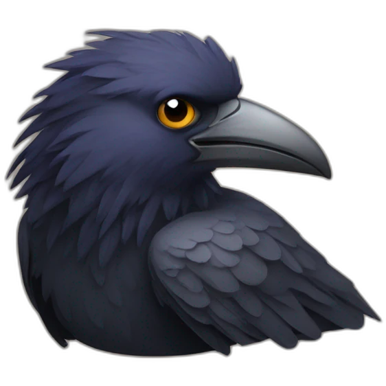 laylow avec un corbeau emoji