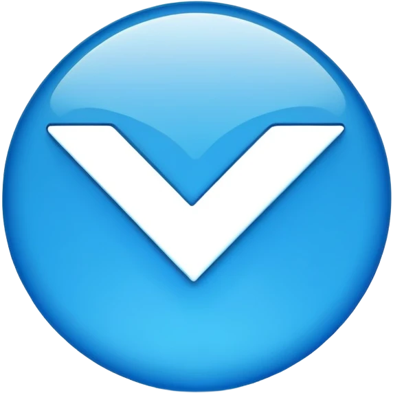 A verification blue tick emoji