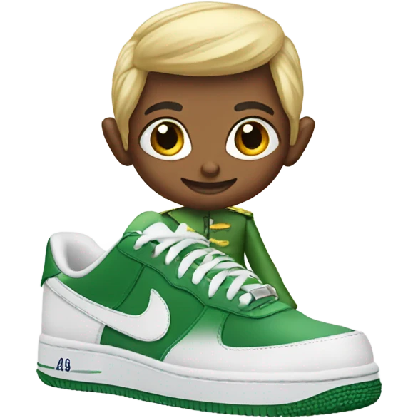 Elf in air force ones emoji