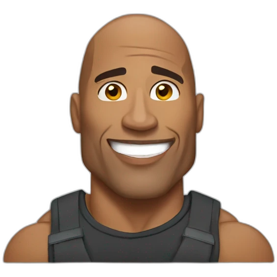 Dwayne Johnson emoji