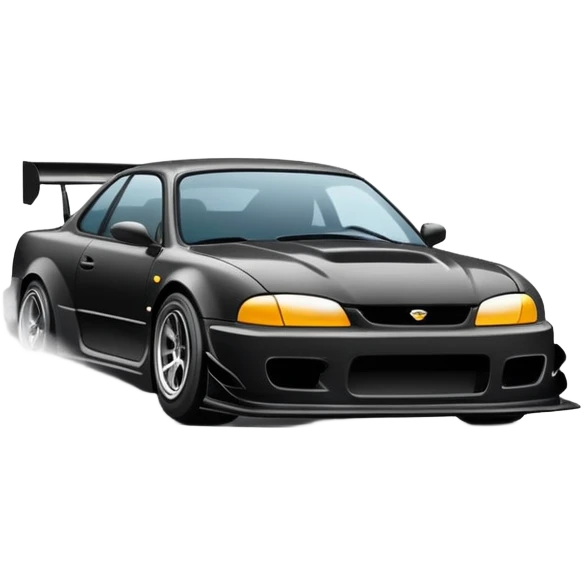 Car driffting  emoji