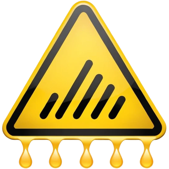 slippery surface sign emoji