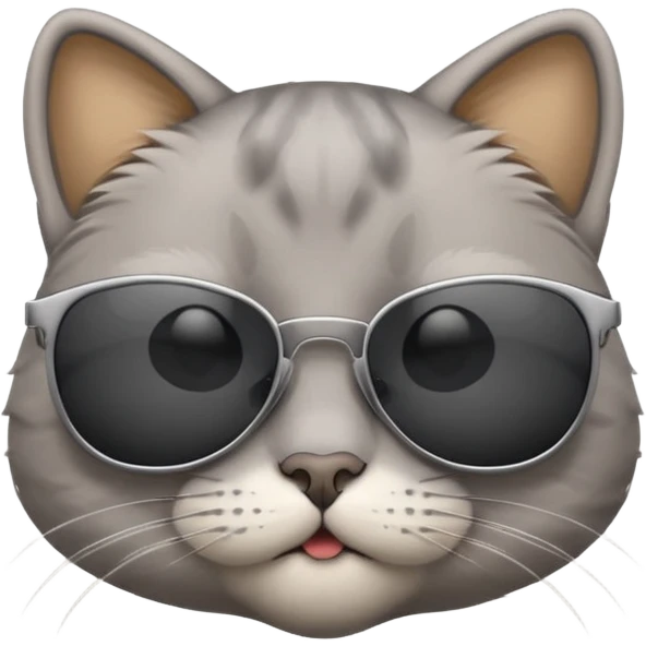 Cat wearing sunglasses emoji