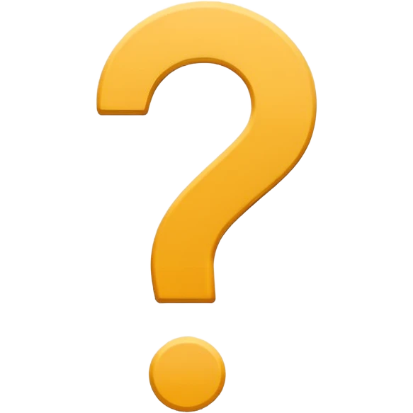 question mark icon, thin outline, minimal, flat design emoji