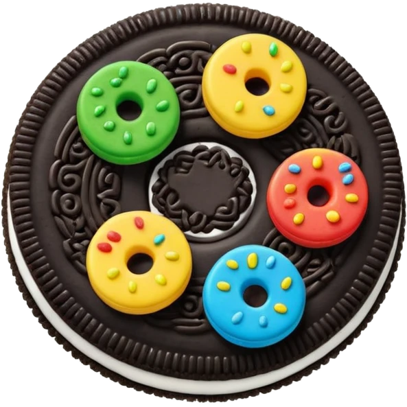 Oreo sour patches emoji