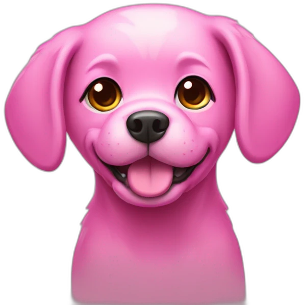 pink-dog emoji
