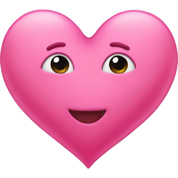 Pink heart emoji