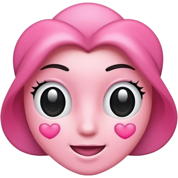 Coração rosa estilo iPhone emoji