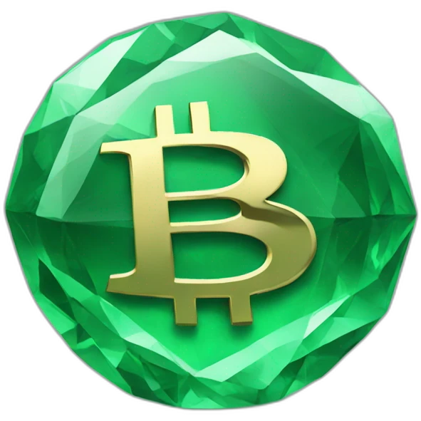 bitcoin emerald emoji