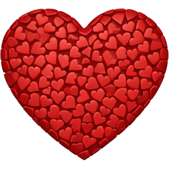 Heart camuflage emoji