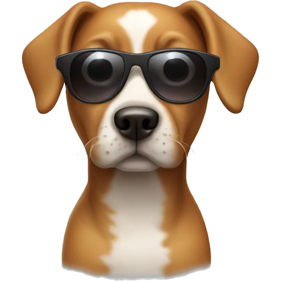 Dogs wearing sunglasses  emoji